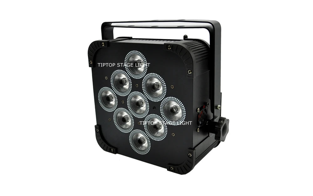 Gigertop TP-G3039-6IN1 9x18 Вт Питание от аккумулятора черный беспроводной пульт дистанционного светодиодный Par свет 165 Вт светодиодный свет для профессионального освещения