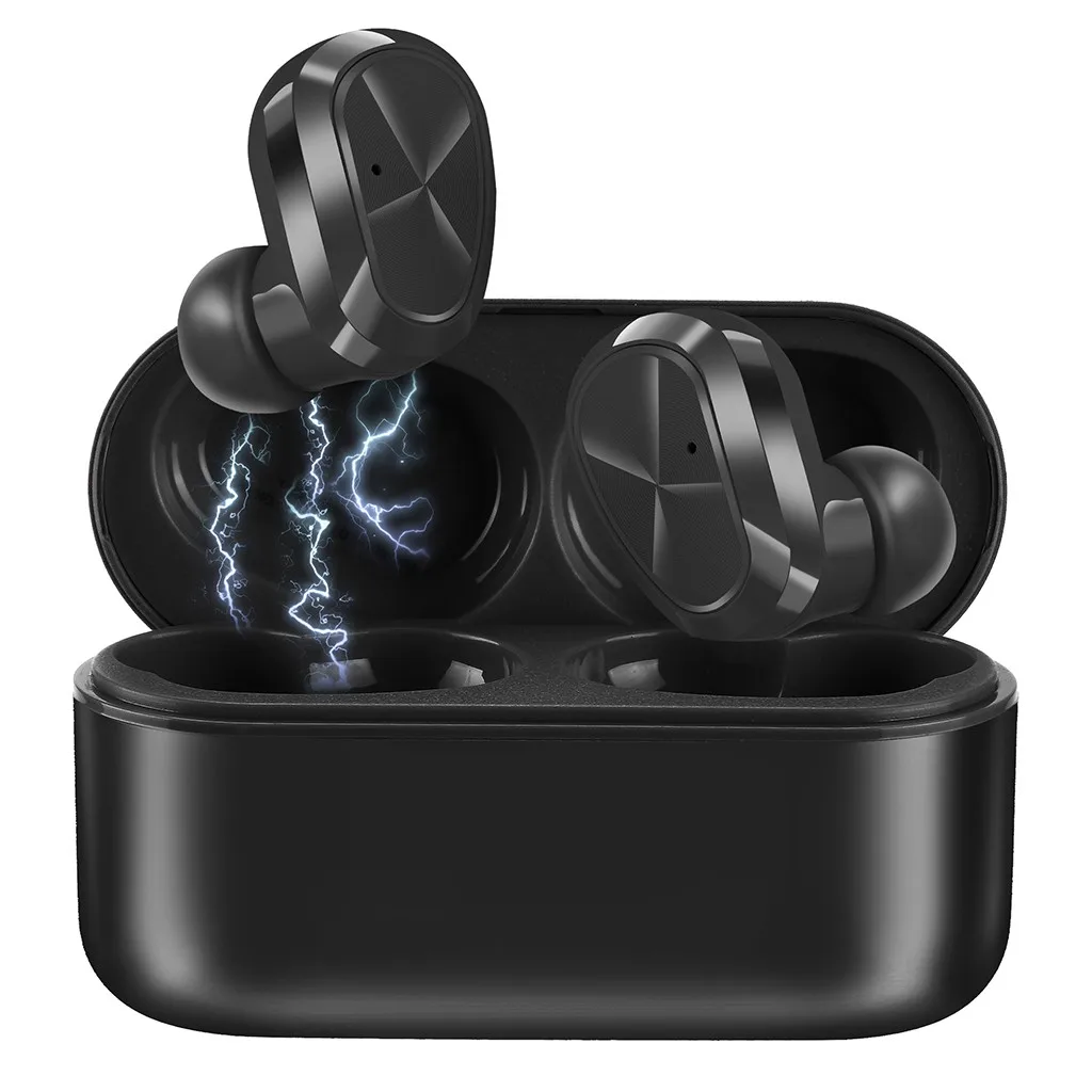 Ouhaobin Bluetooth 5,0 беспроводные наушники IPX7 Водонепроницаемая гарнитура настоящие беспроводные наушники для телефона