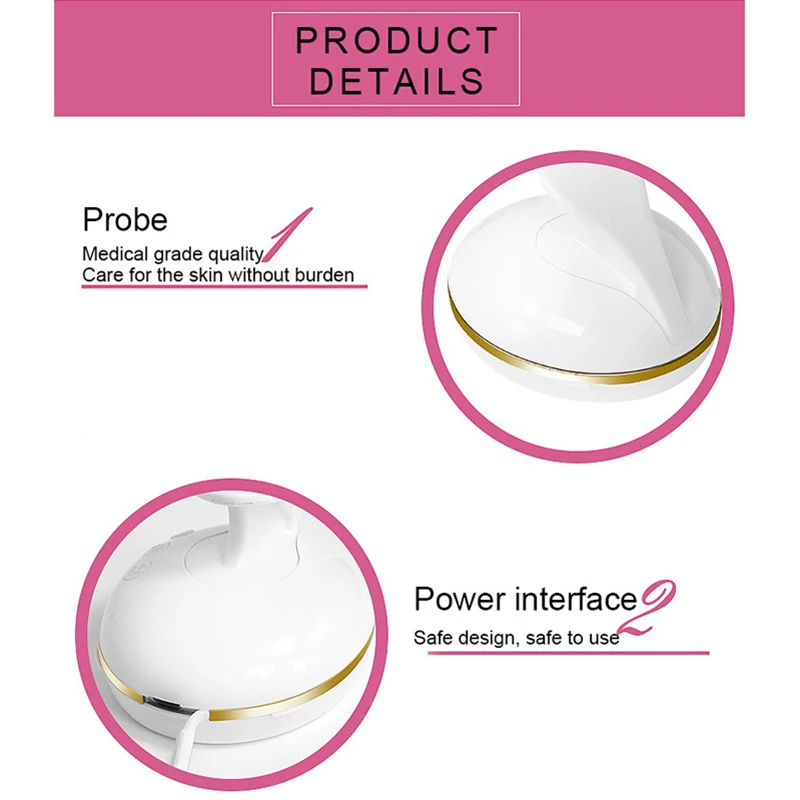  Mesotherapy Skin Care Face Massager Electroporation EMS RF LED Photon IPL Handheld Rejuvenator Vibr - 4000433620688