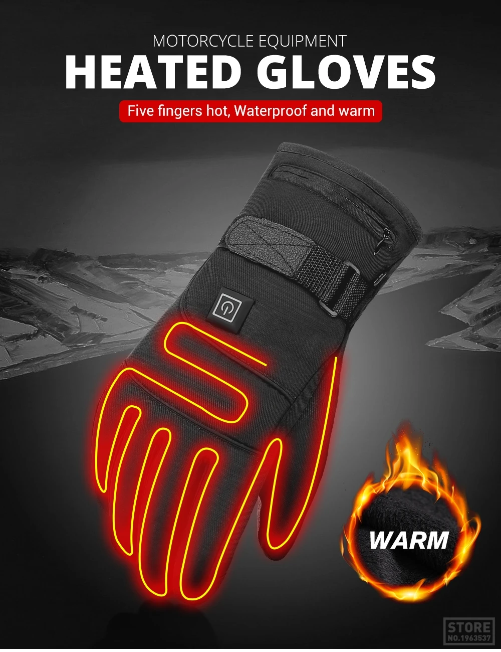 Водонепроницаемые мотоциклетные перчатки с подогревом Guantes Moto Heating USB грелка для рук Электрические Тепловые перчатки с подогревом перчатки с питанием от батареи
