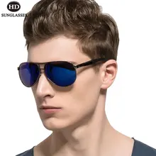 HDclear, поляризационные солнцезащитные очки, мужские, для рыбалки, для вождения, очки пилота, UV400, Oculos, очки, хипстер, крутая лягушка, зеркальные, Gafas De Sol, LD009