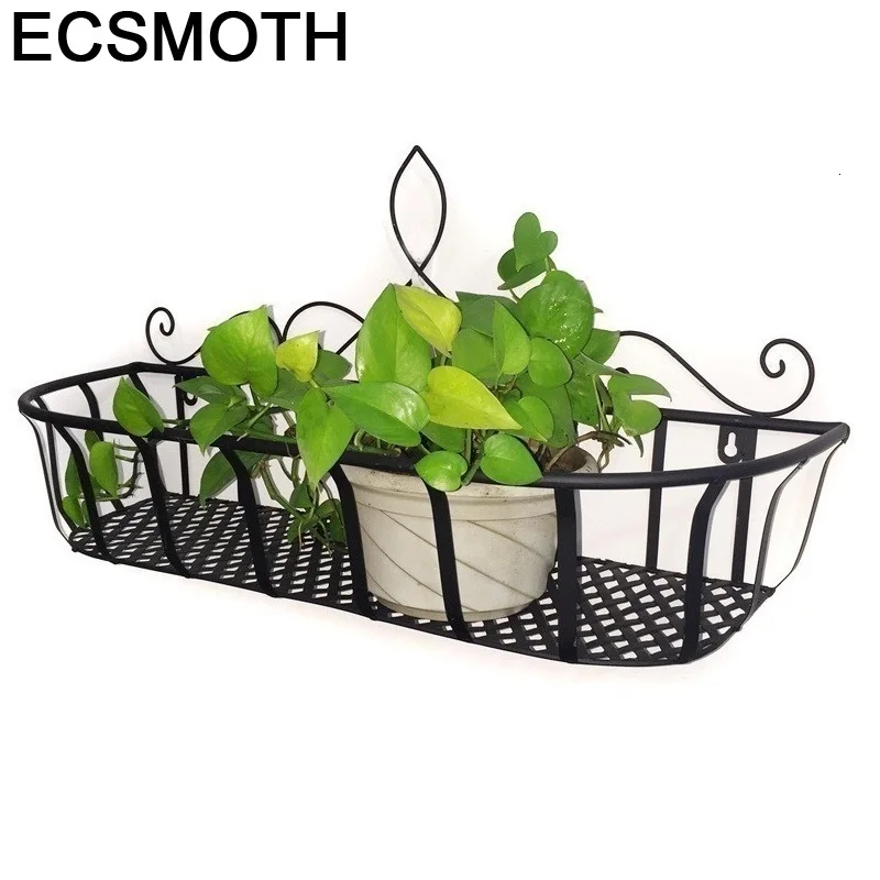 

Terrasse Decoration Decorative Metal Shelf Balcon Plant Stand Balkon Balcony Flower Iron Rack