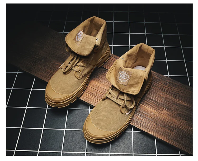 Botas hombre Botas Masculina Ins/мужские Ботинки martin; коллекция года; Новинка; английская обувь для студентов; сезон осень; Xuan Flanging; элегантная парусиновая обувь