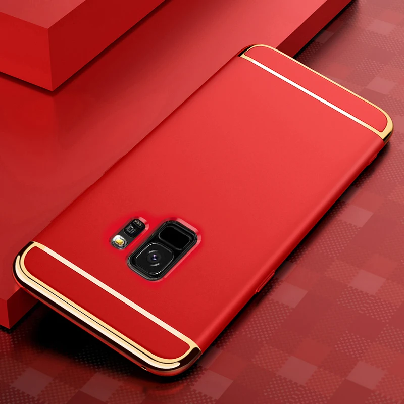 Роскошный чехол для телефона для samsung Galaxy S8 S9 плюс S6 S7 Edge Note 8 9 жесткая задняя крышка из ПК чехол для samsung J4 J6 плюс J8 чехол
