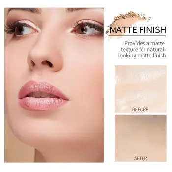 

Mattifying Powder Oil Control Matte Makeup Setting Up Pores Invisible Make Finish Pressed Powder Compact Natural E8L2