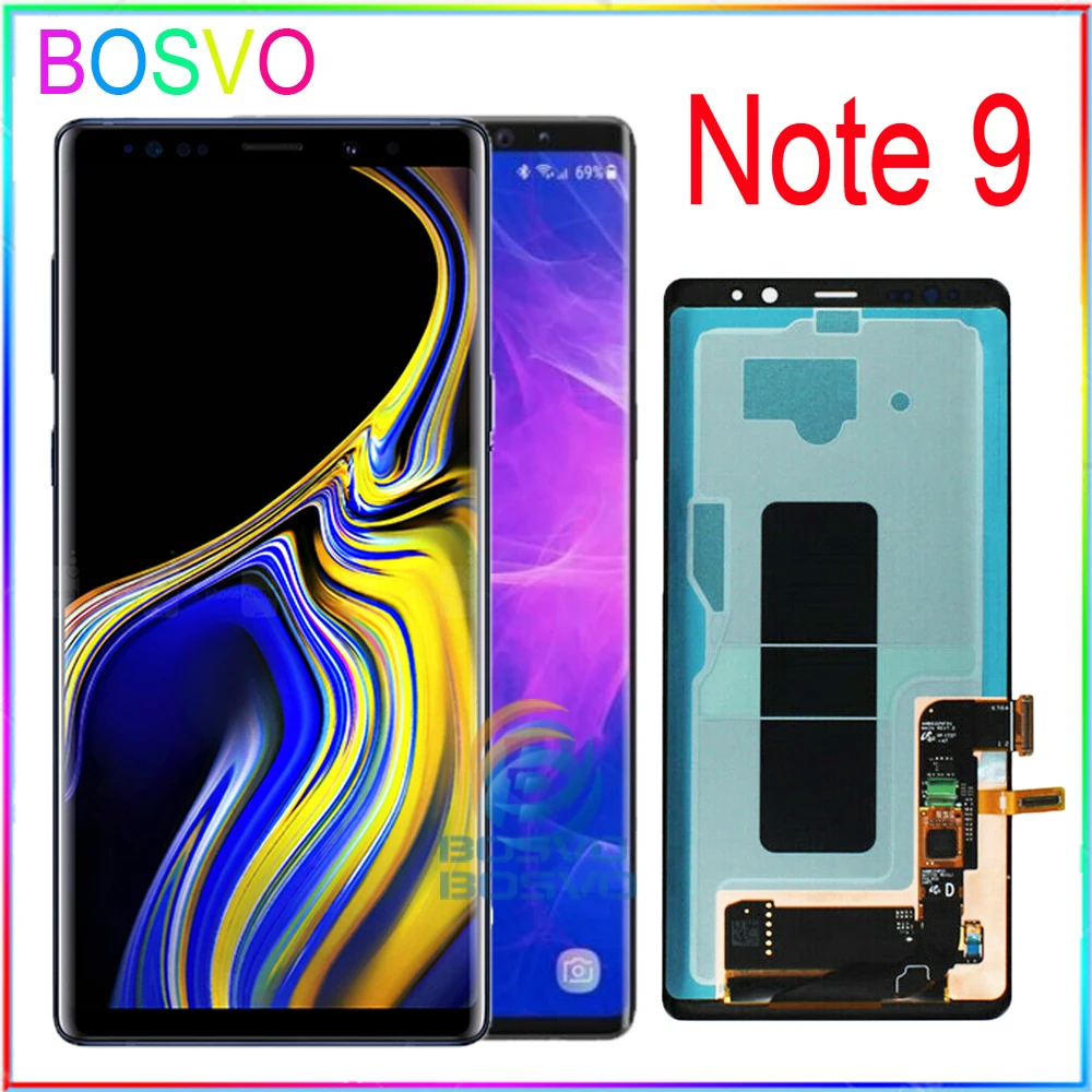 Для Samsung Note 9 LCD note9 N960D N960F экран с сенсорным дигитайзером рамкой в сборе запасные