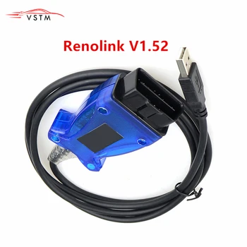 

Professinal Renolink V1.52 ECU Programmer for Renolink V1.52 Key/Airbag/ECM/UCH/Programmer OBD2 Car Diagnostic Cable