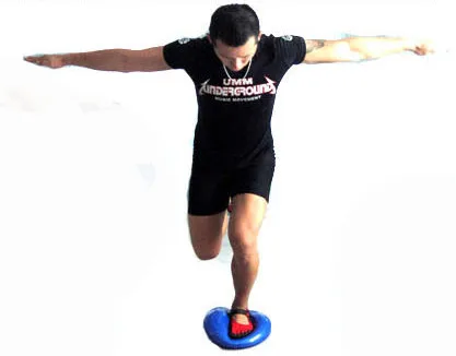 Одна стабильность дисковые накладки для балансировки вобль Подушка лодыжки колено доска Прочный надувной Йога массажный мяч коврик универсальный мяч для йоги