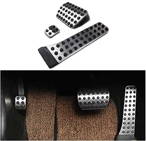 

Fuel Gas Brake Foot Pedals Cover No Drill For Mercedes Benz C E S GLK SLK CLS Sl GLC GLE Class W205 W213 X253 W167