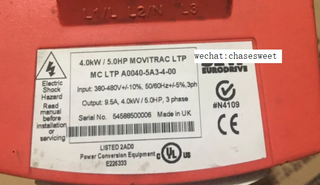 MC LTP A0040-5A3-4-00 инвертор, используется в хорошем состоянии