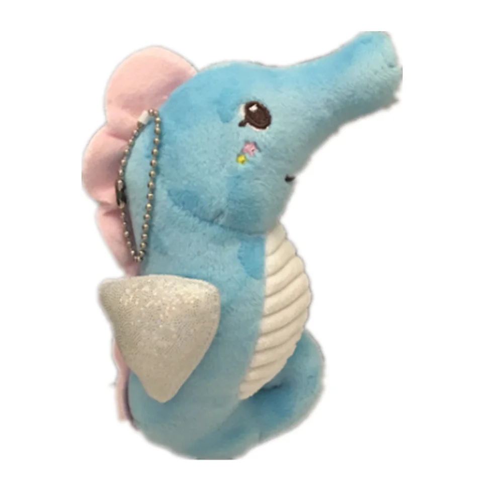 BIG Sea Horse 14CM Plush Stuffed Keychain Wedding Bouquet TOY Gift DOLL