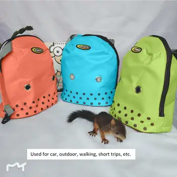 

Small Pet Backpack Messenger Bag Portable Handbag Waterproof Warm Pet Carrier Bag for Chinchilla Hamster Hedgehog Rabbit Outdoor