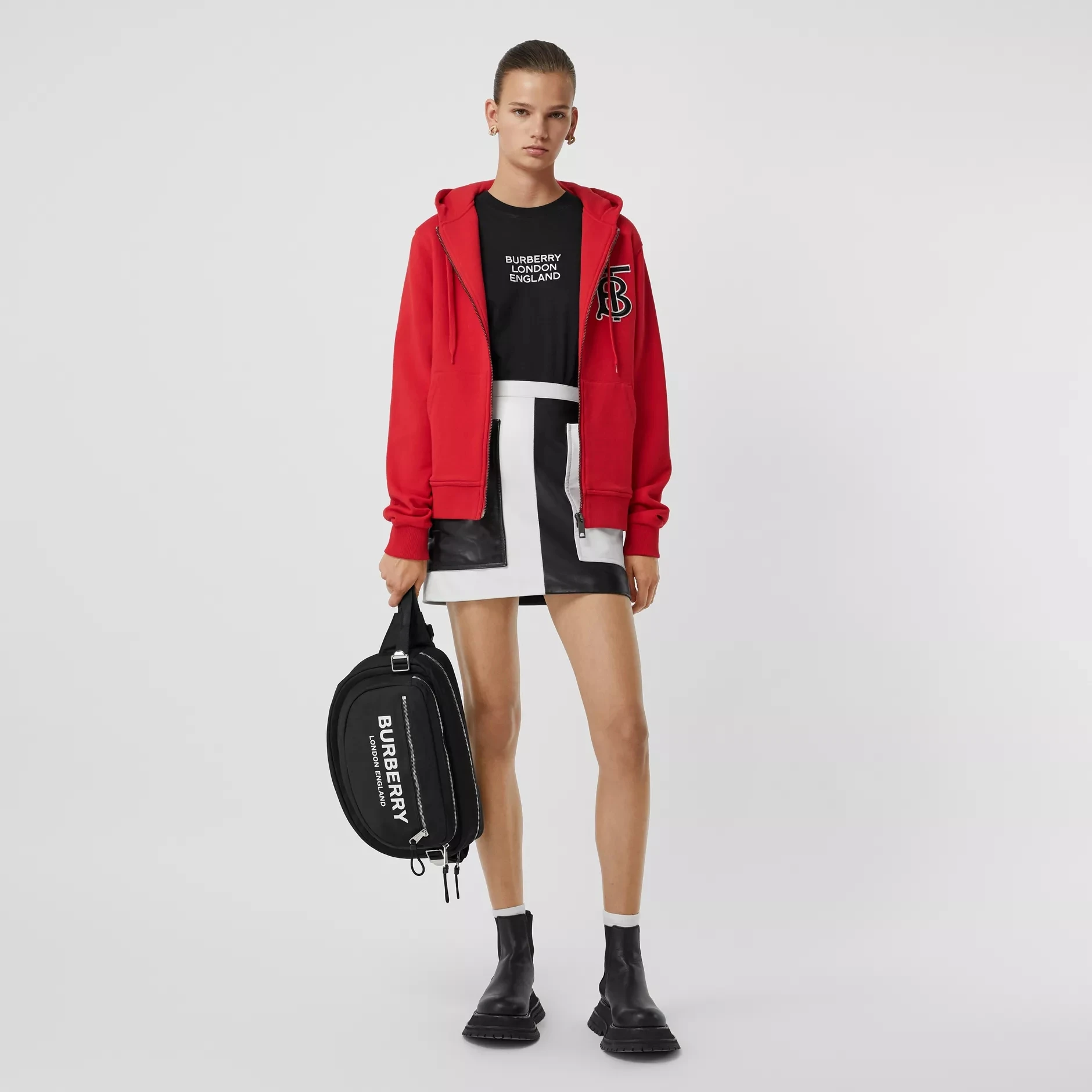 Мужская сумка через плечо Burberry с большим логотипом®Cannon сумка мессенджер для мужчин черный 80177451