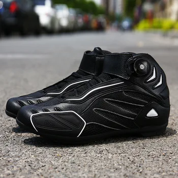 

Motorcycle Boots Men Summer Mesh Motorcycle Shoes Motocross Boots Motorbike Riding Racing Botas Moto Boots Ankle Shoes
