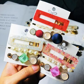 

3Pcs/Set Fashion Gold Pin Hairpin Clip Hair Clip Hairband Bobby Pin Barrette Hairpin Headdress Accessories Beauty Styling Tools