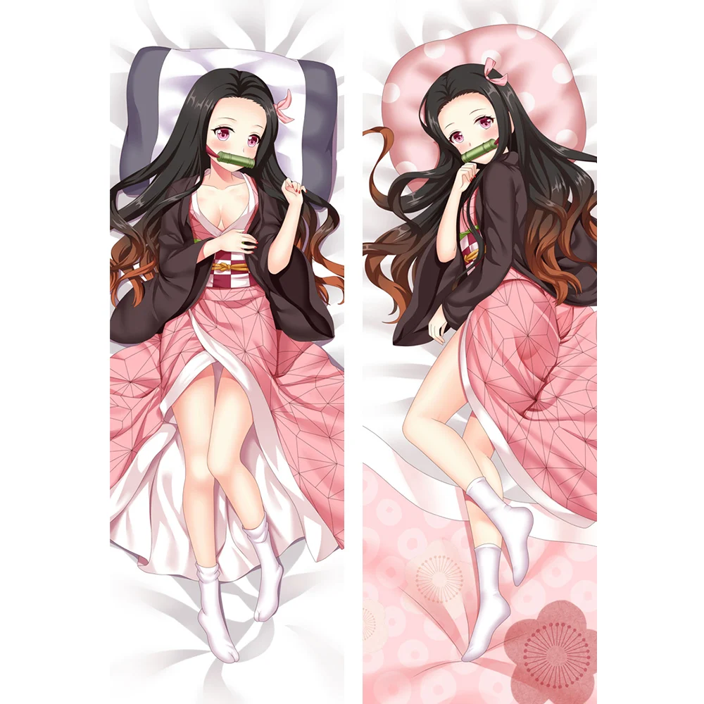 MGF Горячая Аниме персонажи Demon Slayer: Kimetsu no Yaiba тело наволочка Чехол Dakimakura Kamado Nezuko