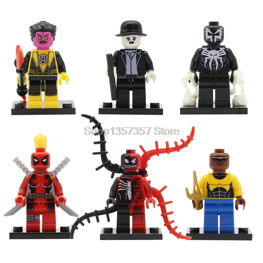 

Single Sale Super Hero Luke Cage Figure Marvel Power Man Building Blocks set Models Bricks Toys