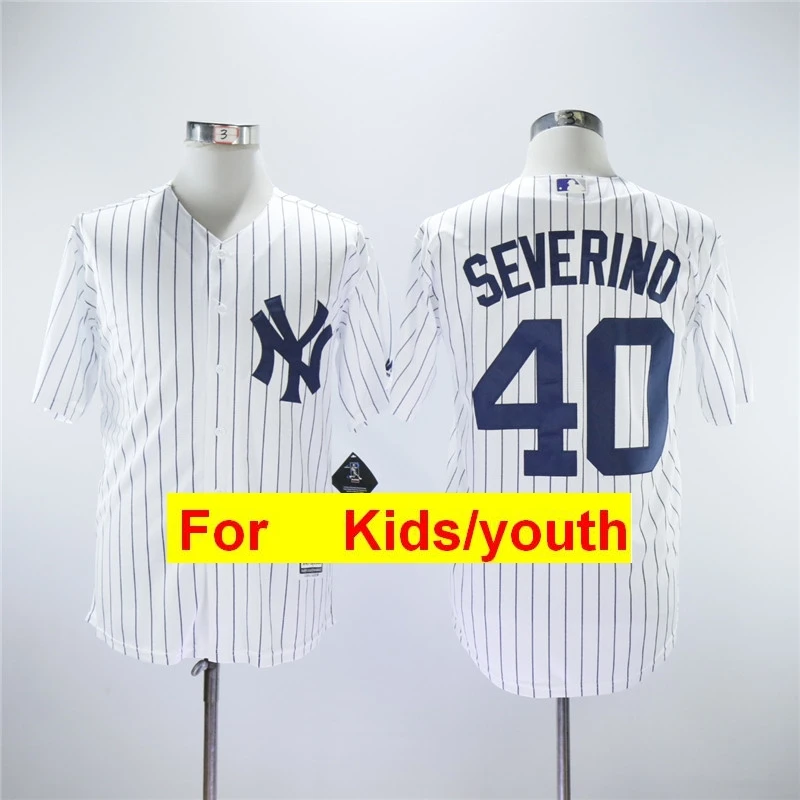 Зеленый youth New York Aaron Judge Giancarlo Stanton Gary Sanchez Didi Gregorius Gleyber Torres FLEX& Cool Base Player Jersey - Цвет: Зеленый