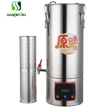 

15L Commercial soymilk dispenser grain soya milk maker machine slag separating soybean juicing machine rice paste grinder