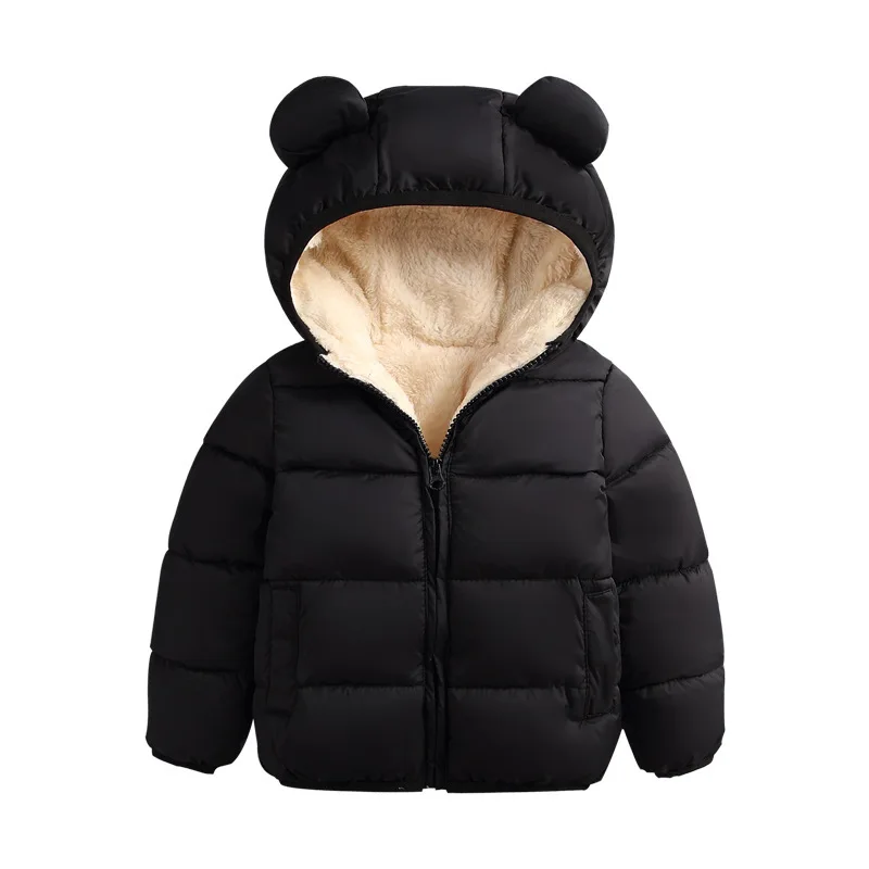 Unisex Freeshipping New Arrival Children's Cotton Jacket, Thicker Lamb, Korean Version Velvet Jacket Winter Down Casual