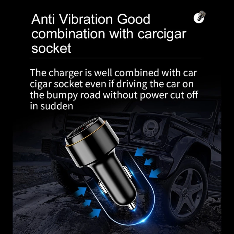 PD20W + QC3.0 быстрое автомобильное зарядное устройство USB быстрая зарядка двойной