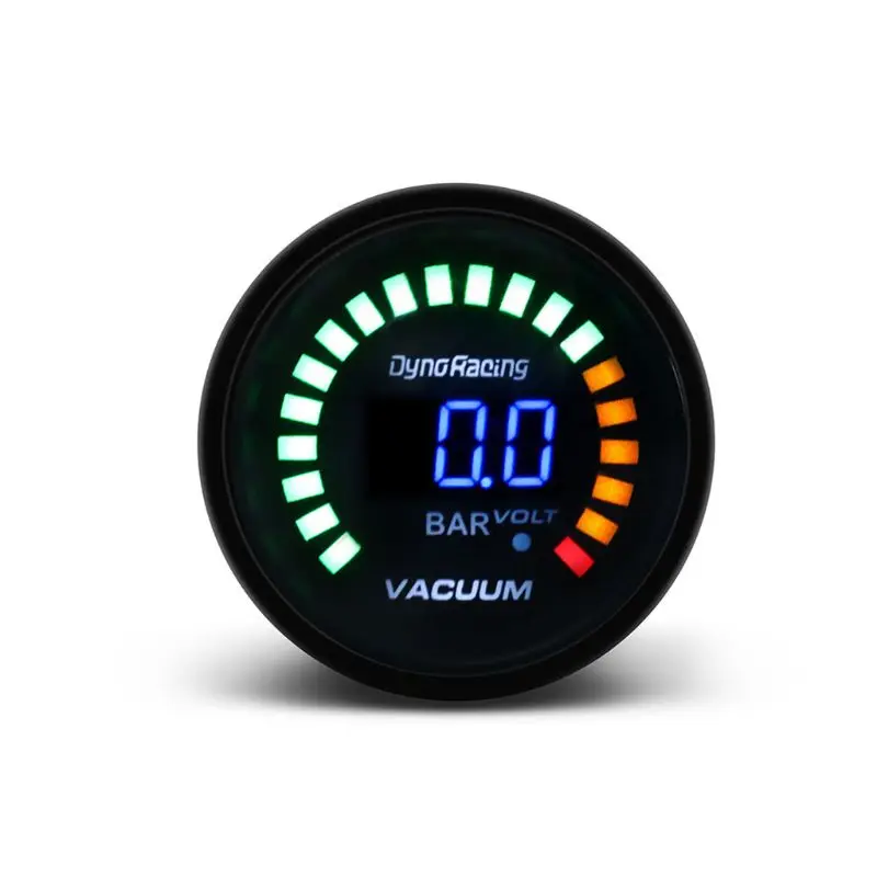 

2" 52mm Universal Car Vacuum Gauge -1.0-0 Bar Car Racing LED Digital Bar Volt Meter DC 12V