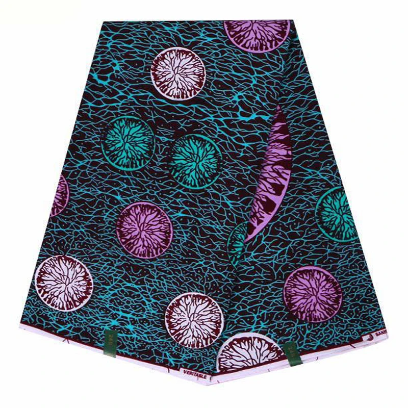 

High quality Ankara African prints wax fabric cotton sewing material for party dress 6yards real dutch wax tissu 2019 new design