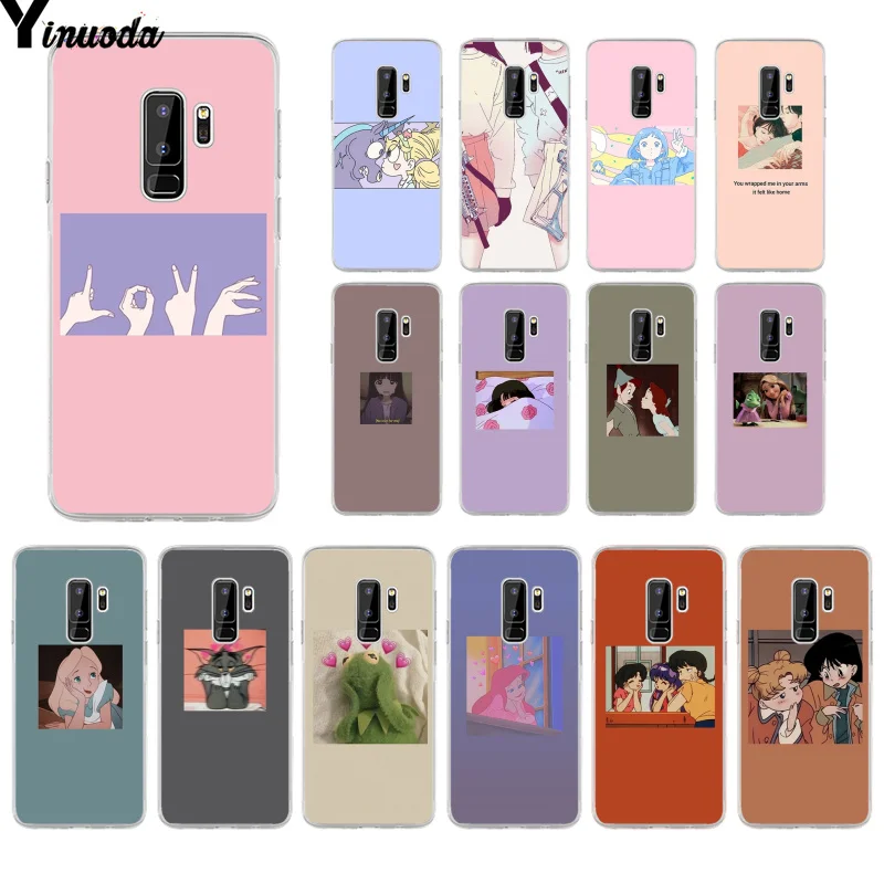 

Yinuoda Japanese anime Love Friend ART Photo Soft Phone Case for Samsung S9 S9 plus S10 S6 S6edge S10plus S7 S7edge S8 S8plus