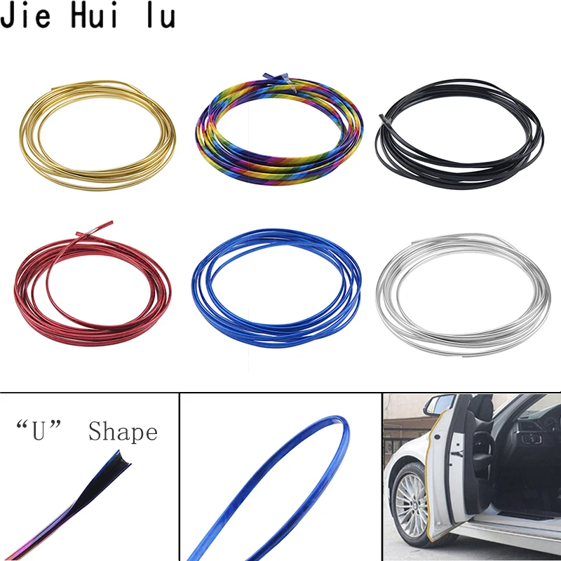 

1Metres x 6MM CHROME TRIM STRIP BUMPER AIR VENT GRILLE SWITCH RIM MOULDING "U" STYLE DOOR TRIM PROTECTION GUARD