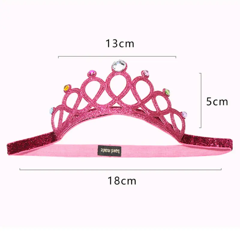Girls Headwear New Arrival Toddler Baby Kids Headbands Princess Crown Headwear Bow Accessories Hair Band Kids Girls Hairbands