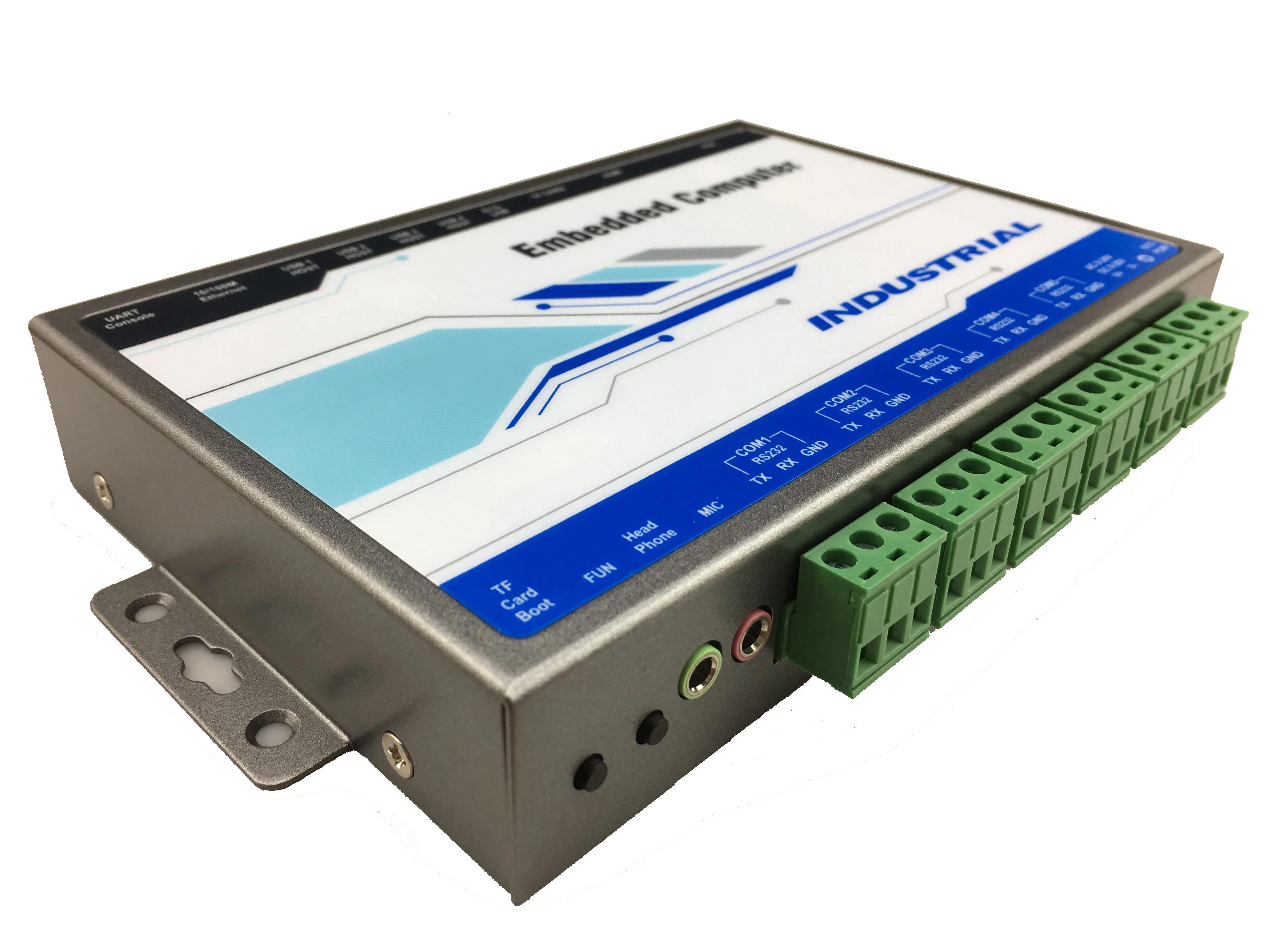 GT6605 Встроенный промышленный компьютер поддерживает HMI/VGA выход 5-way RS232
