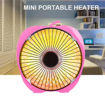 

#H30 Mini Handy Heater Portable Electrical Home Air Heater Warm Fan Halogen Tube 6 Inch Winter Desktop Heater Fan