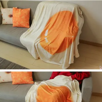 

fried egg throw blanket Tortilla Blanket waffle Flannel Blanket for Bed Fleece Throw Plush Bedspreads Pizza Donut warp Throw kid