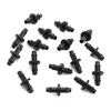 Garden Irrigation 1/4" Hose Double Barb Micro Flow Drip System Straight Barbed Connector 4/7mm Tubing Coupling Dripper Fitting 5