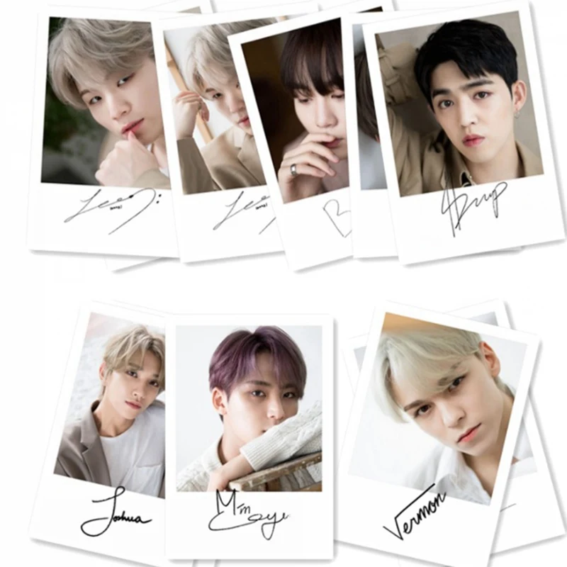 Карточные фотографии для мальчиков 40 шт./компл. SEVENTEEN An Ode самодельные ломо карты