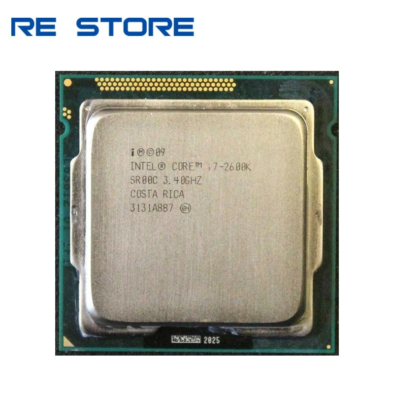 Б/у процессор Intel Core i7 2600K 3 4 ГГц SR00C четырехъядерный LGA 1155|processors work|i7 processori7 cpu for laptop |