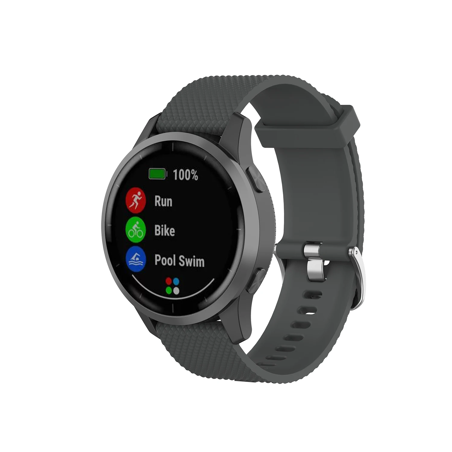 AKBNSTED для Garmin Vivoactive 4 Смарт-часы текстура яркие силиконовые часы ремешок сменный Браслет аксессуары для Vivoactive4