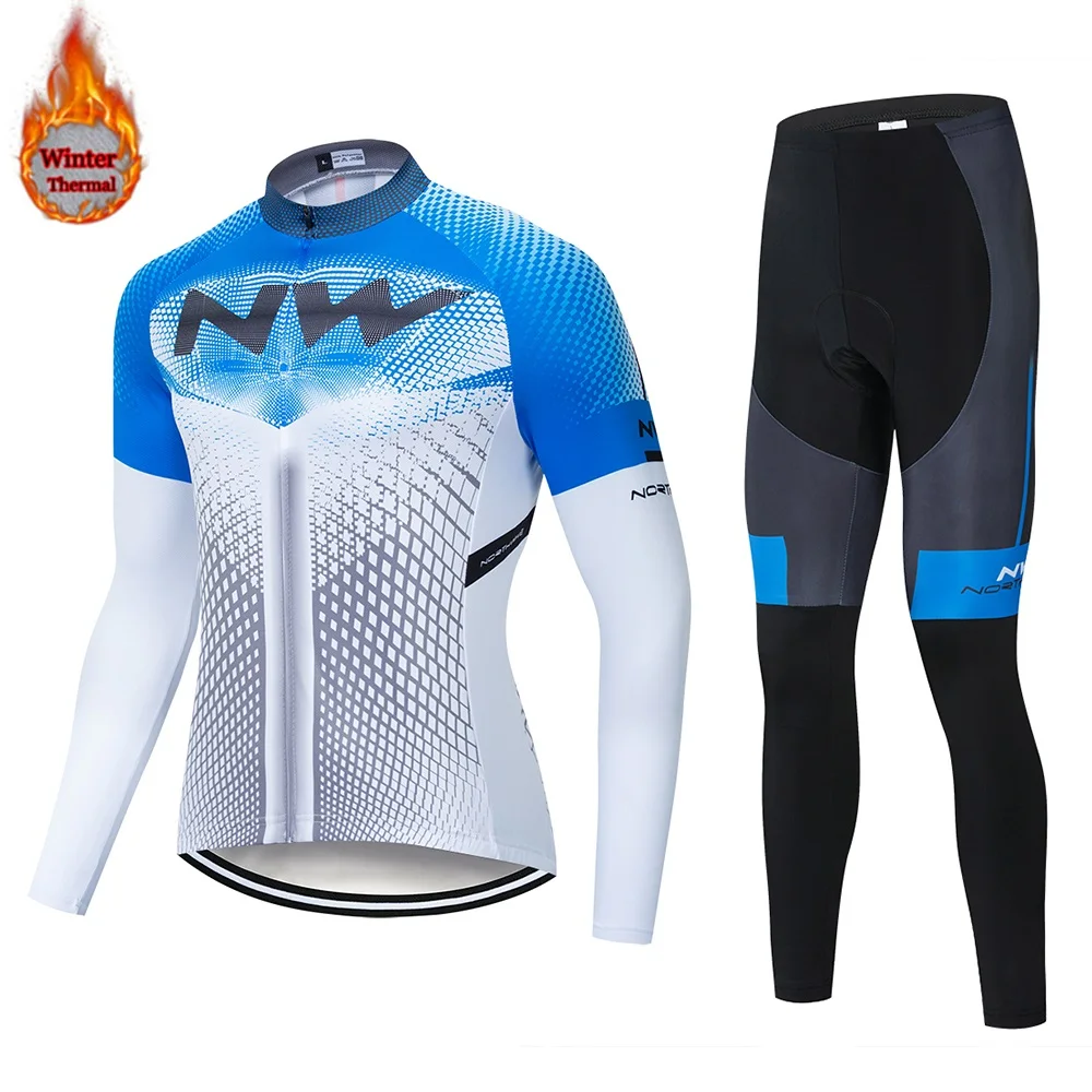 Northwave уличная спортивная одежда Pro Team Зимняя одежда для велоспорта дышащая Ropa Ciclismo Одежда с длинным рукавом для горного велосипеда - Цвет: C6