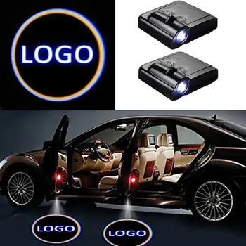

2PCS Car Welcome Door LED Laser Lights Wireless Projector Logo Spotlight For F-o-r-d 67 Car Door Lamp