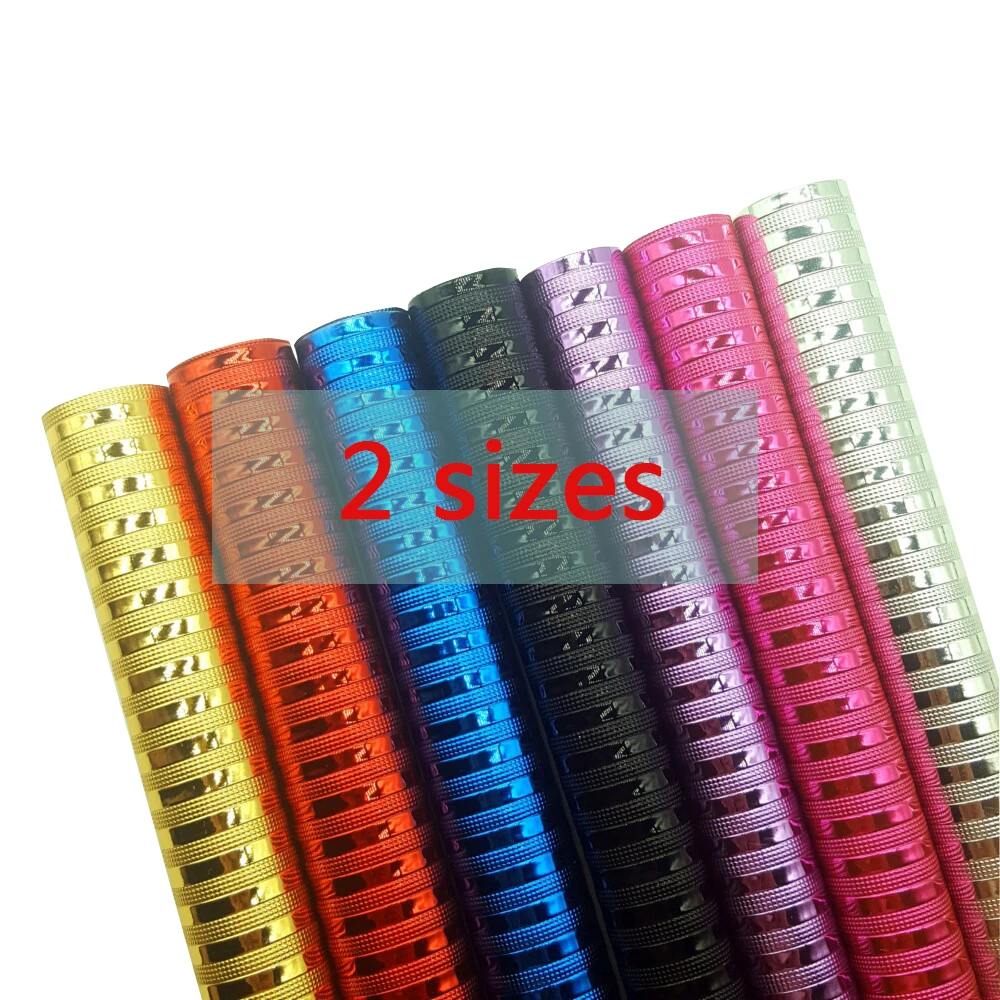 2 размера блестящие полосатые тканевые простыни PU кожаный обруч для волос аксессуары DIY сумка ручной работы обувь Текстиль для дома искусственная кожа