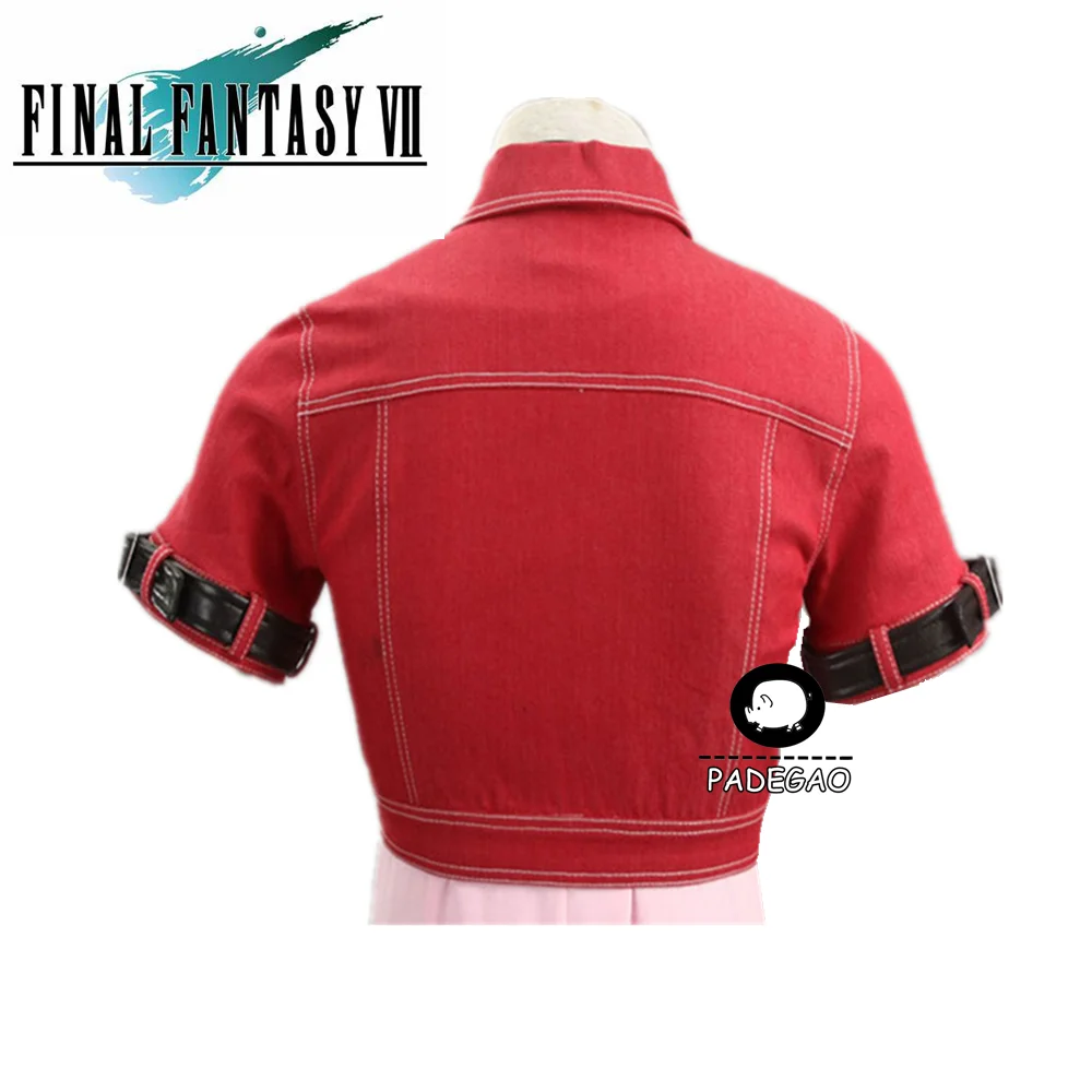 Final Fantasy VII Aeris, косплей, FF7 Aerith, костюм для косплея, брендовая игра, косплей, полный комплект, одежда на заказ
