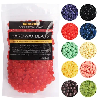 

Pearl Hard Wax Bean Wax Beans Granules No Strip Depilatory Hot Film Wax Bead in Legs and Other Body Parts Removal Wax 100g