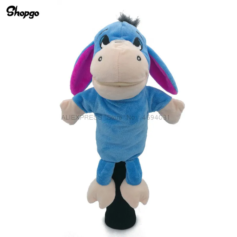 donkey Новые Мультяшные животные Гольф Драйвер головной убор клуб лес Чехлы для клюшек для гольфа подходит до 460cc мужчины женщины Талисман Новинка милый подарок - Цвет: donkey