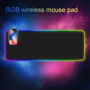 

Led Backlight Mause Pad Computer Mouse Pad Mat Gaming Mouse Pad Gamer Mouse Pad Large Mouse Pad with Wireless Charger