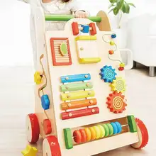 Японский Многофункциональный ходунки детские деревянные ходунки игрушки