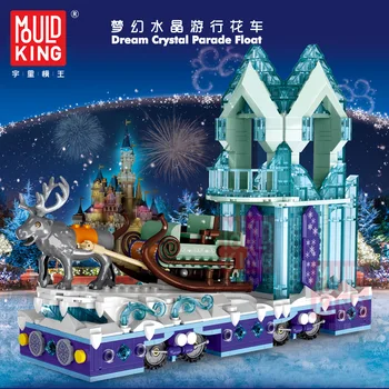 

11002 901pcs In stock MOULD KING Street View Creator Series Dream Crystal Parade Model Building Blocks Bricks education Toys
