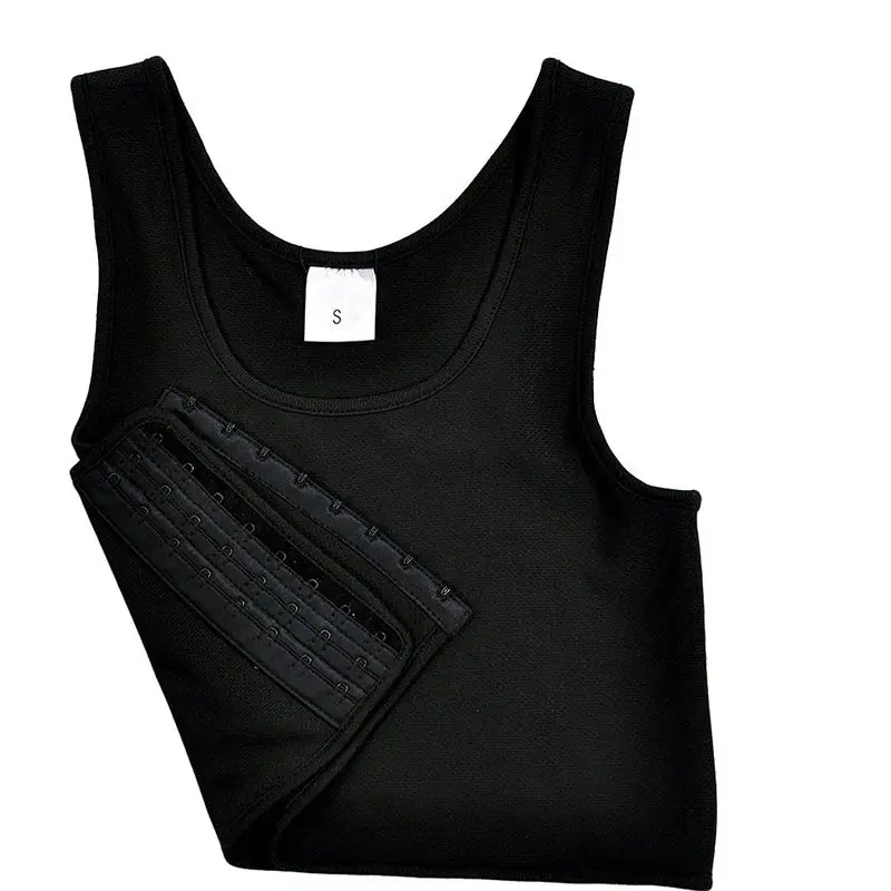 Wrapped Chest Lining Comfortable and Soft Body Shaping Breathable Buckle Short Chest Breast Binder Trans Casual Vest Tops