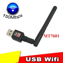 Kebidu MT7601 usb-сетевая карта 150 Мбит/с Беспроводной Wi-Fi адаптер компьютерная Сетевая Карта 802.11n/g/b антенны для настольного компьютера ноутбука