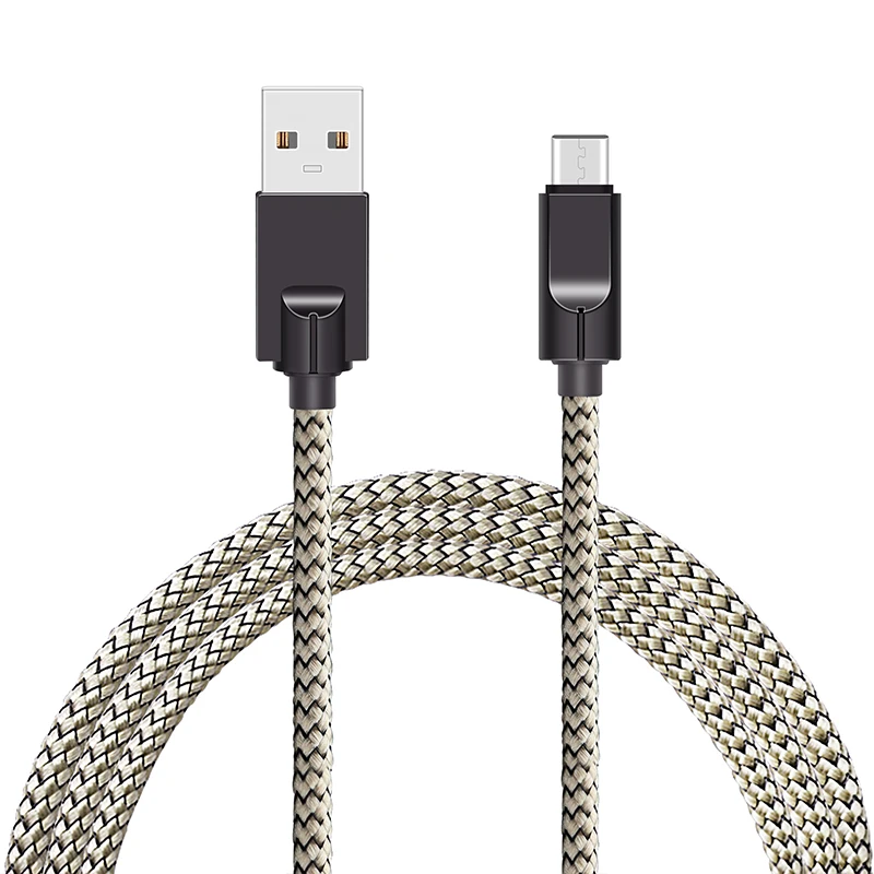 Type C 3а быстрое зарядное устройство Microusb кабель для huawei для Xiaomi Redmi Micro USB кабель Android type-C провод для мобильного телефона - Цвет: Type C