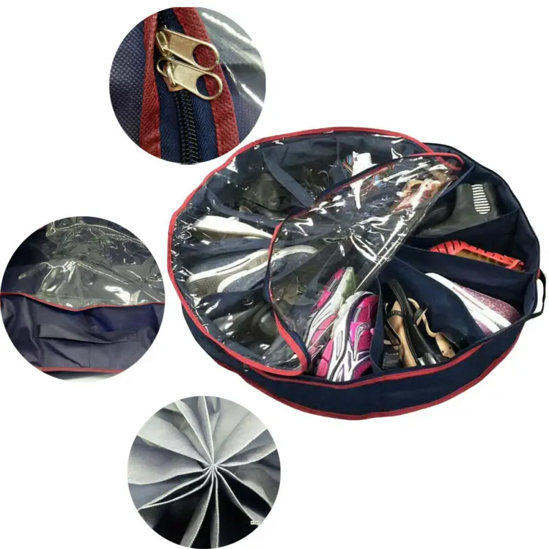12 Pair Under Bed Shoe Organiser Storage Holder Shoe Box Tidy Bag Rack Pockets Shoe Hanger